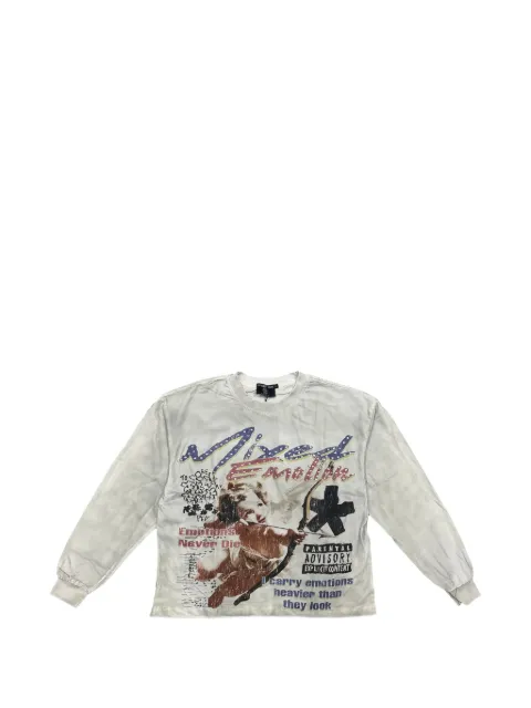 Mixed Emotion Triplets graphic-print sweatshirt