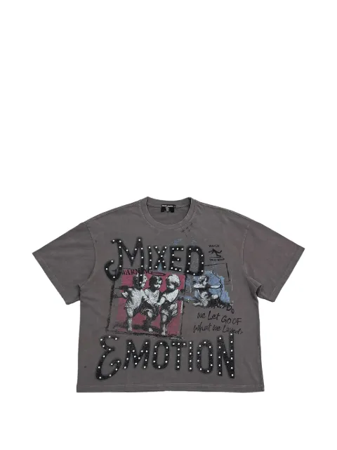 Mixed Emotion Friends graphic-print T-shirt