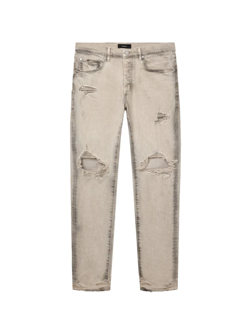 Purple Brand Jeans con effetto vissuto - Toni neutri