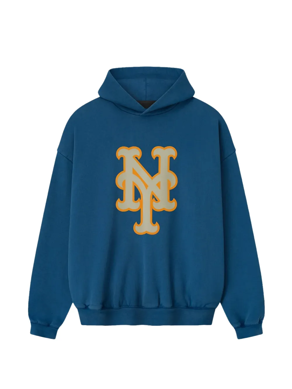 FEAR OF GOD ESSENTIALS x Mets logo-print hoodie - Blu