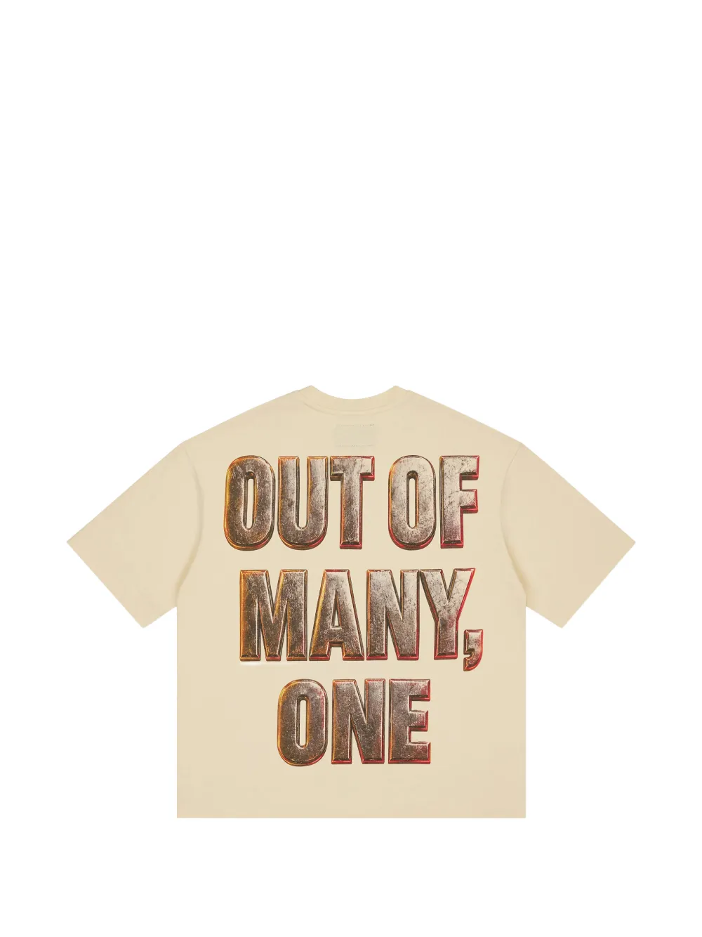 GODSPEED Omerta T-shirt met grafische print Beige