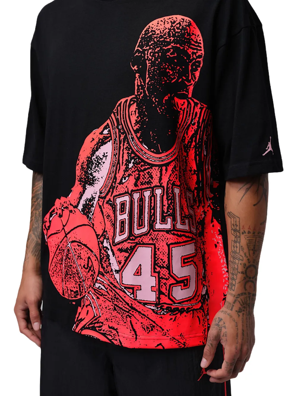 Jordan Dri-FIT grafisch T-shirt Zwart