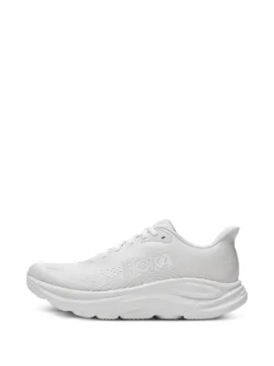 HOKA Bondi 8 logo-print lace-up Sneakers | White | FARFETCH