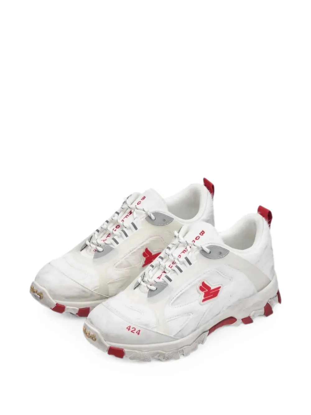 Sicko x 424 low-top hiking sneakers Wit