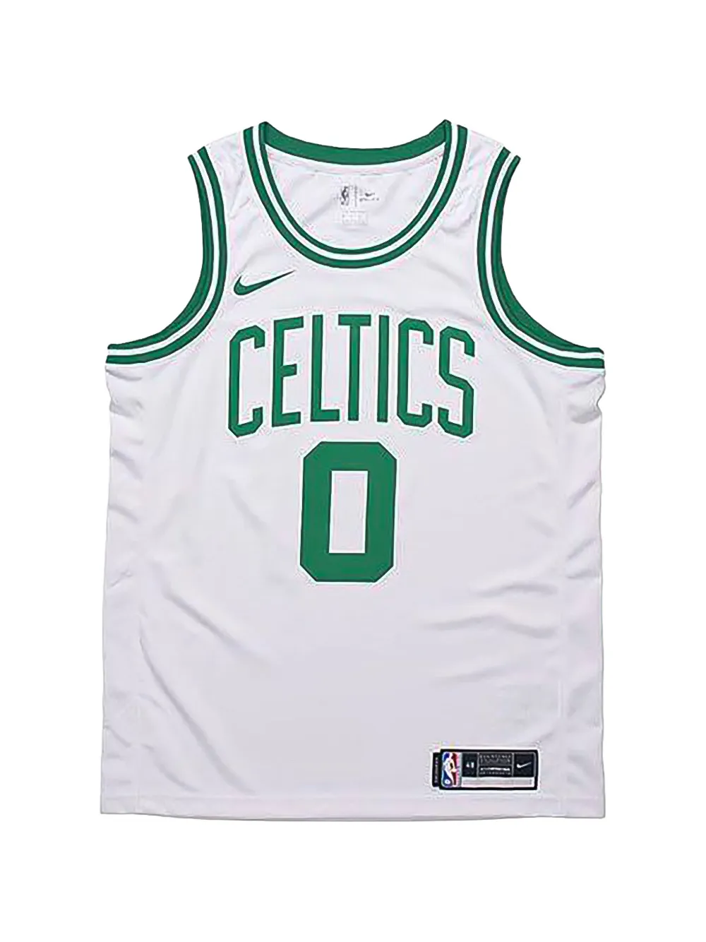 Nike Celtics Association Edition 2020 Jersey Tank Top In 화이트