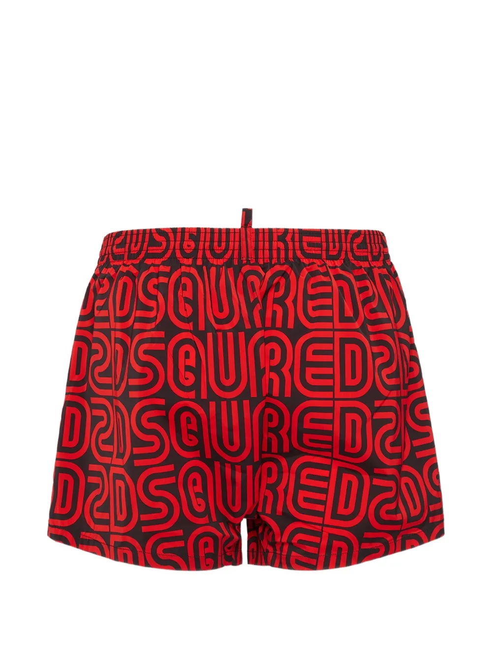 DSQUARED2 Midi-zwembroek met logo Zwart