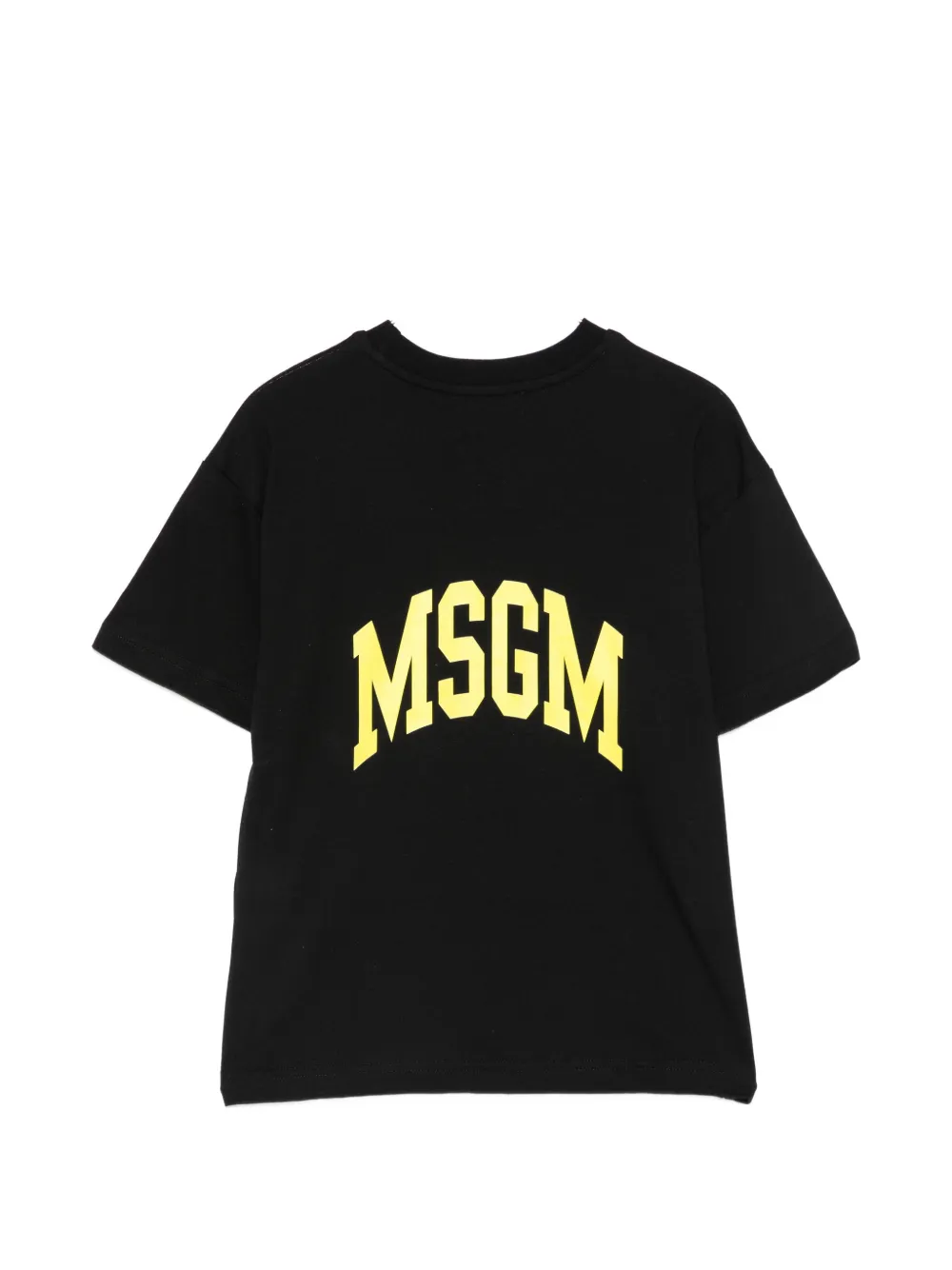 MSGM Kids T-shirt met logoprint Zwart