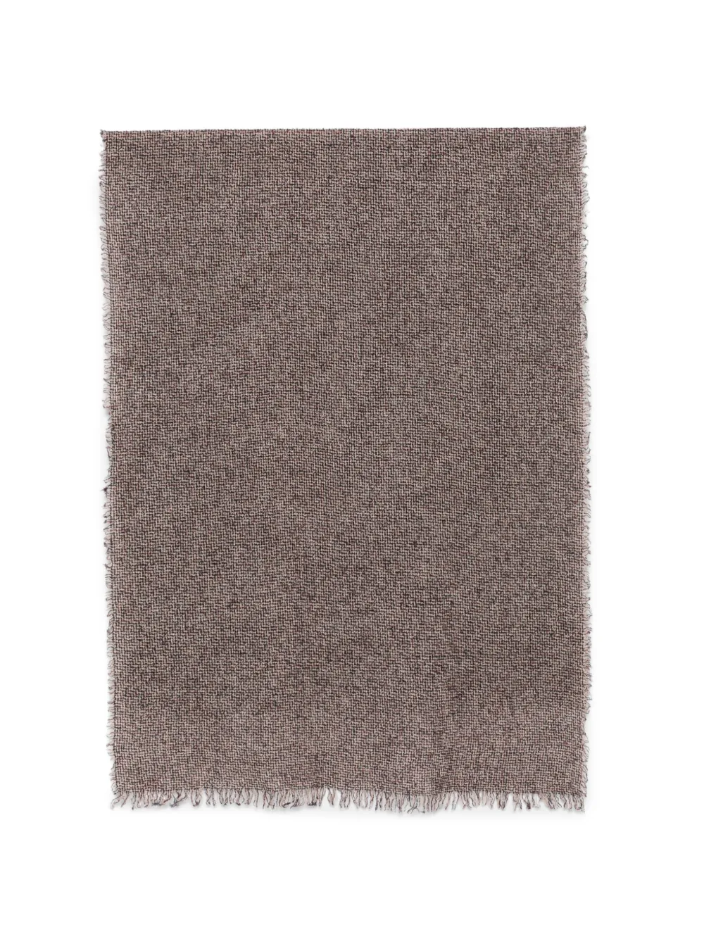 Faliero Sarti Alberto frayed scarf - Braun
