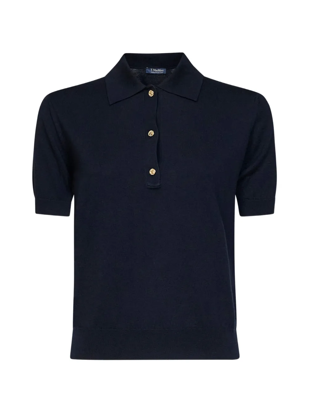 'S Max Mara button-up polo shirt - Blu