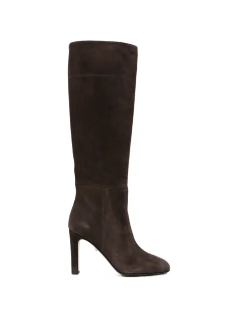 Alevì suede high-heel boots