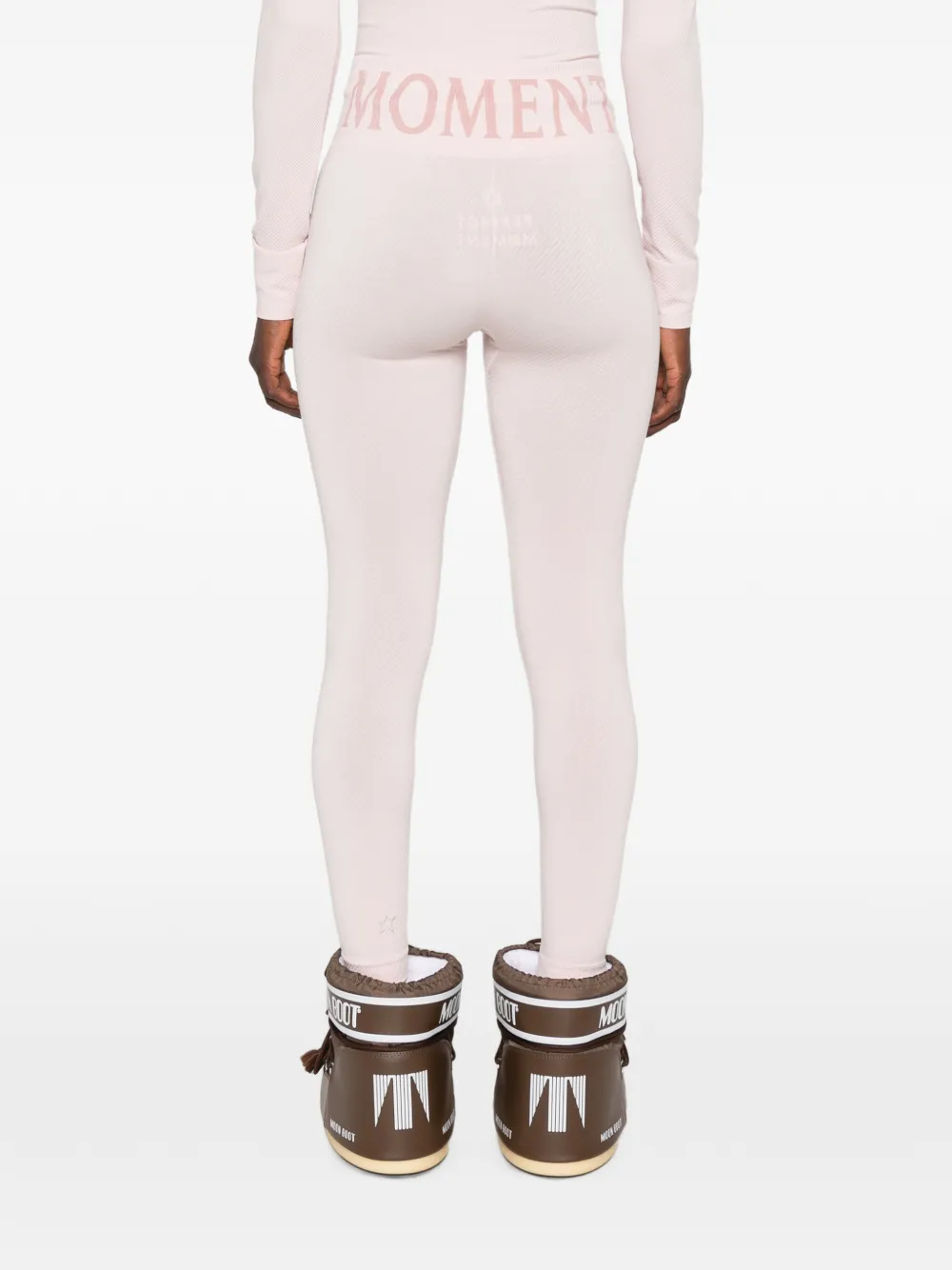 Perfect Moment Ski-legging met logoband Roze