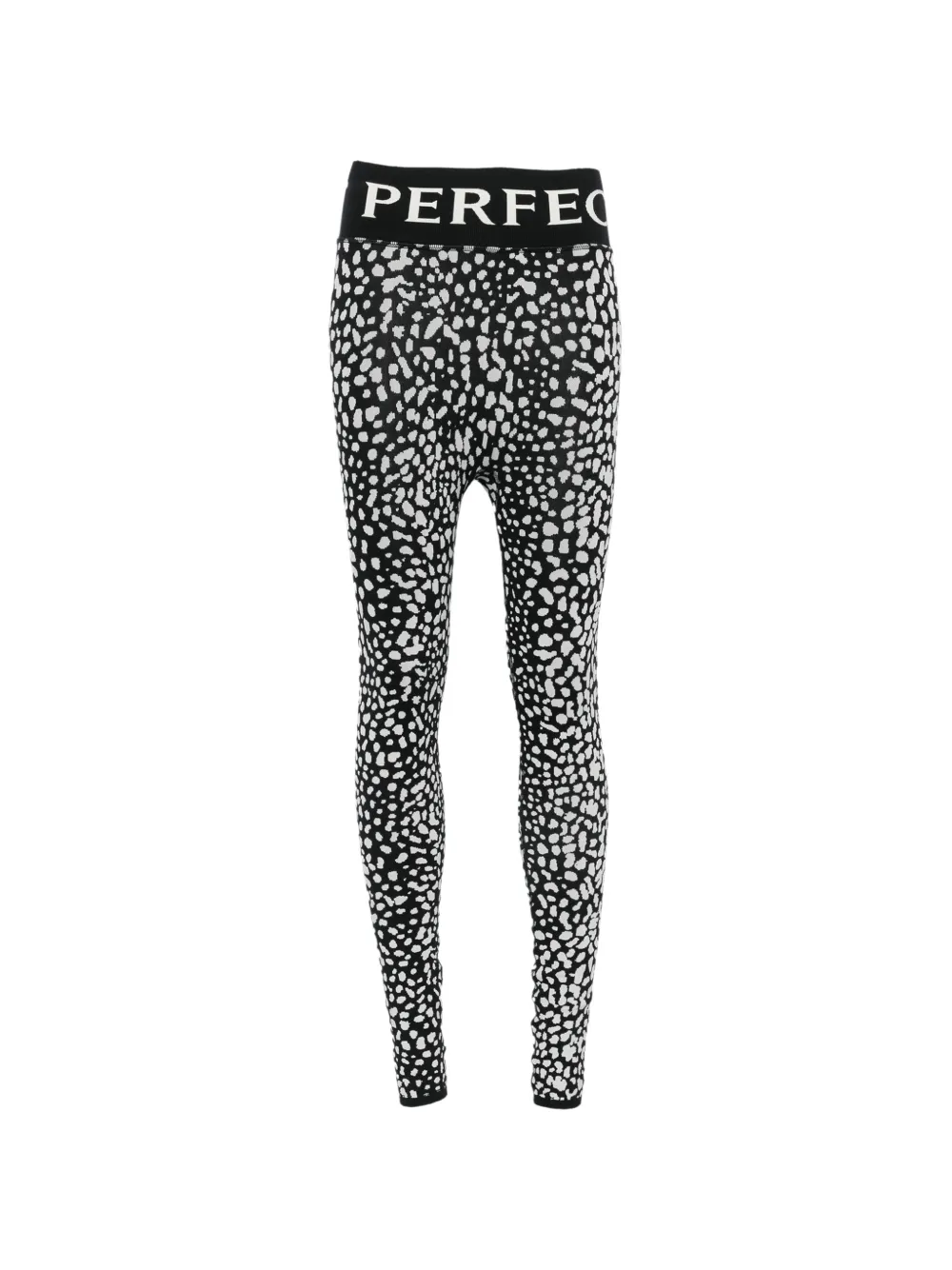 Perfect Moment leopard-print jacquard leggings