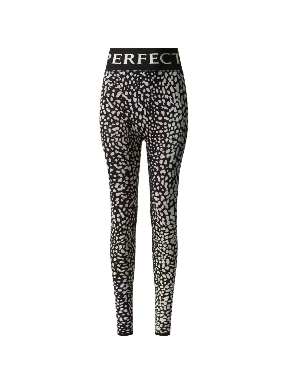 Perfect Moment Leggings mit Leopardenprint - Schwarz