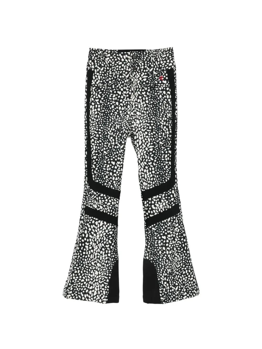 Perfect Moment Aurora leopard-print ski pants – Black