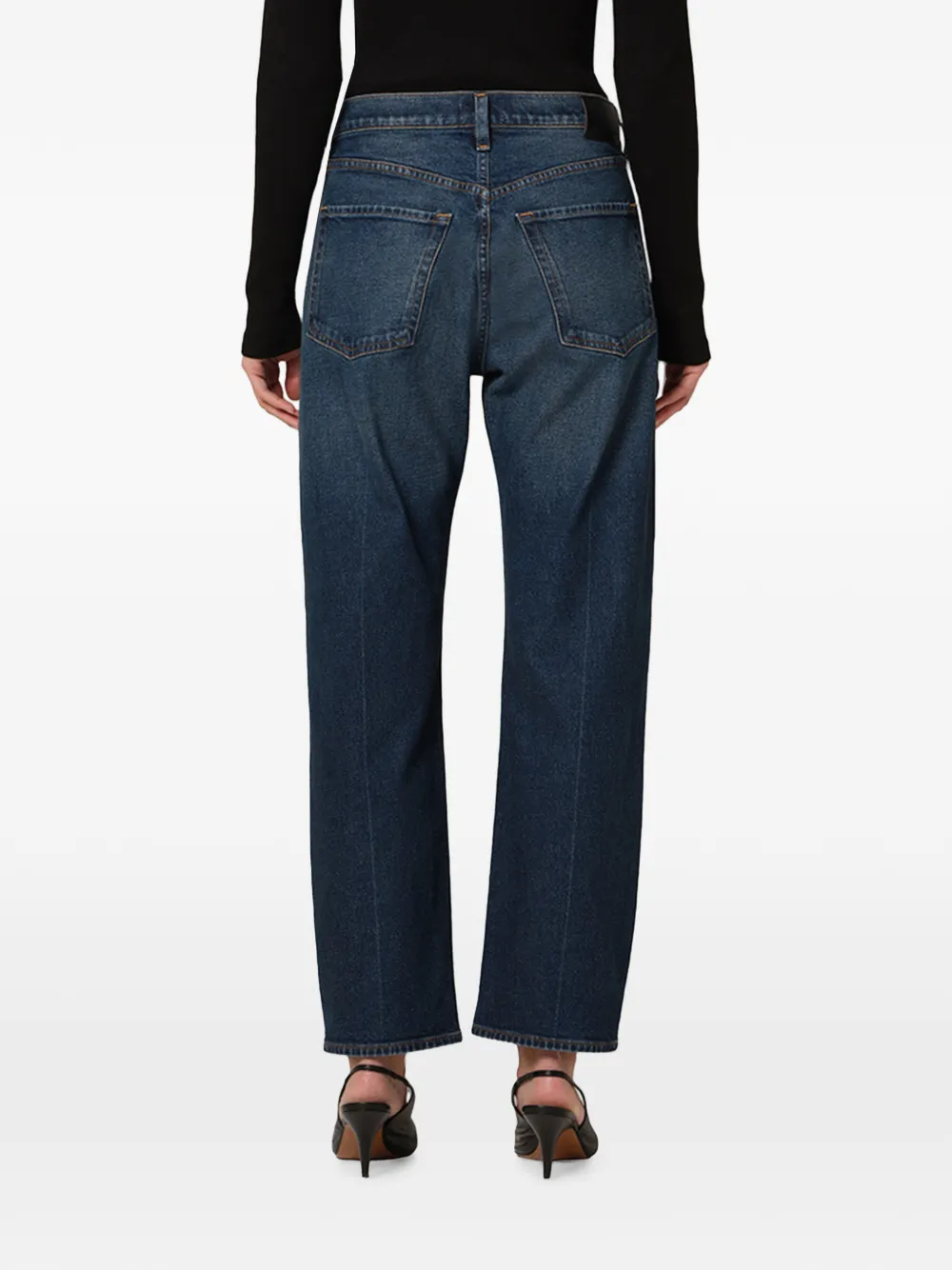 Citizens of Humanity Winslow Boyfriend jeans met knopen Blauw