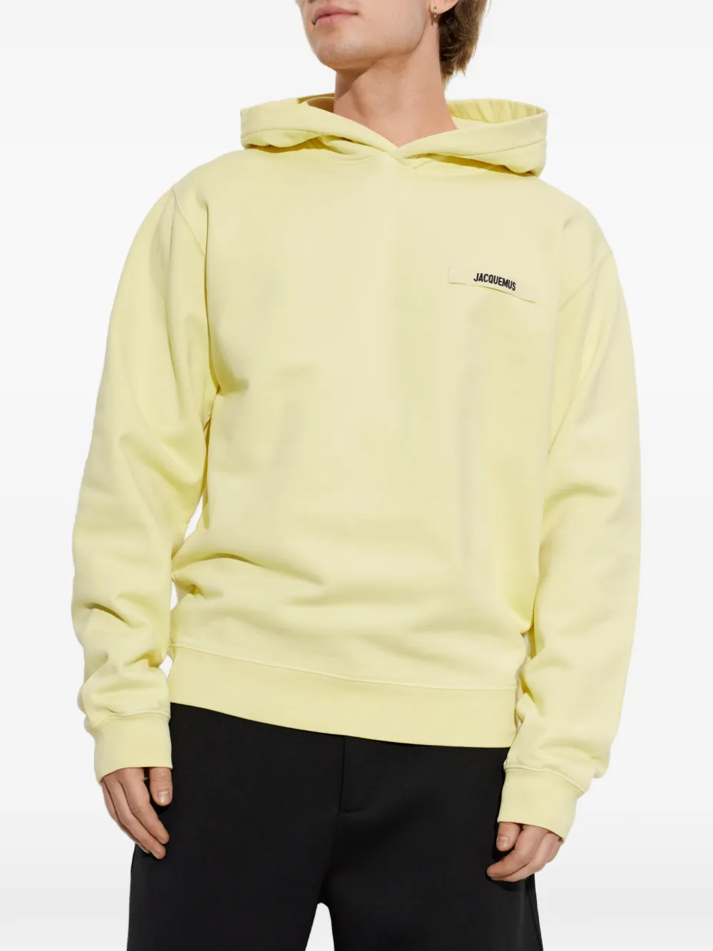 Jacquemus The Gros Grain hoodie Geel
