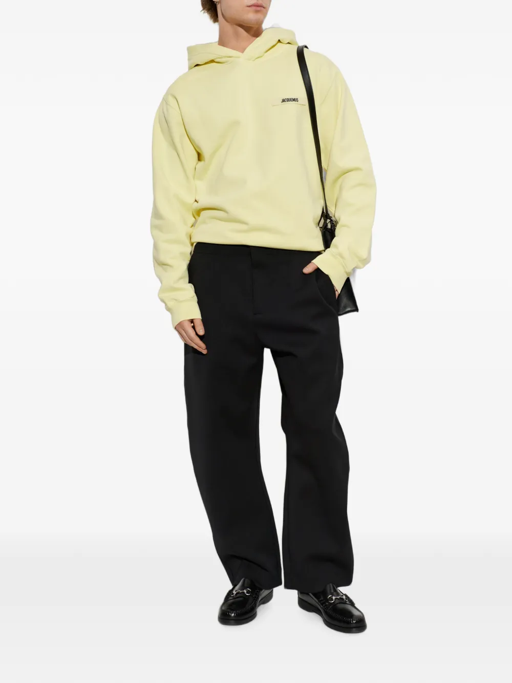 Jacquemus The Gros Grain hoodie Geel