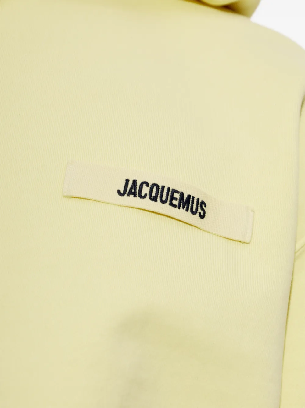 Jacquemus The Gros Grain hoodie Geel