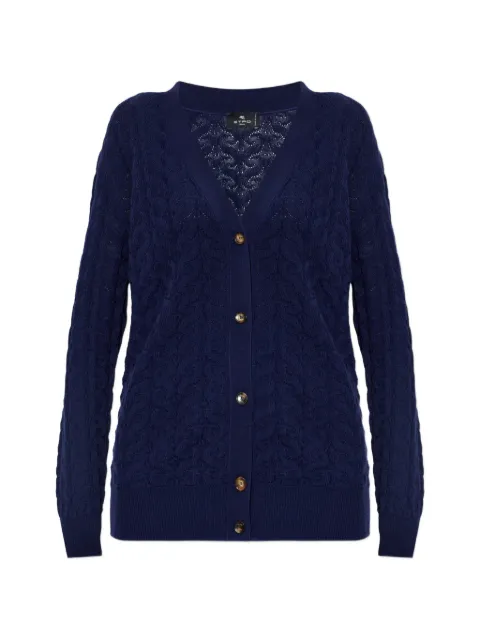 ETRO cárdigan de lana