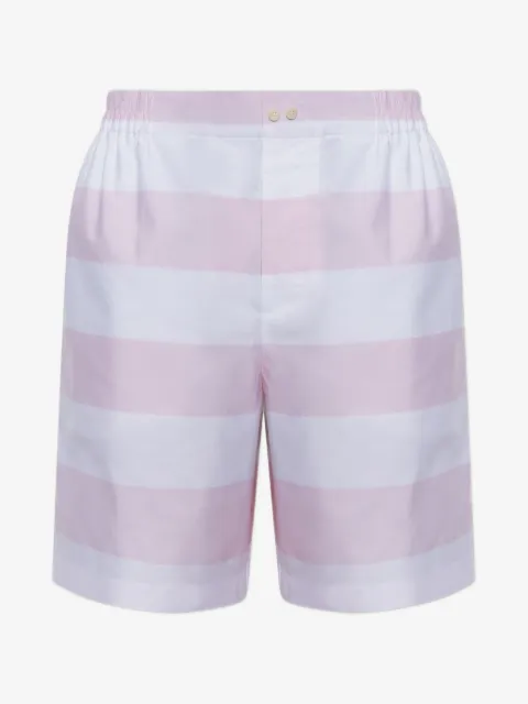 Jacquemus striped jacquard-pattern shorts