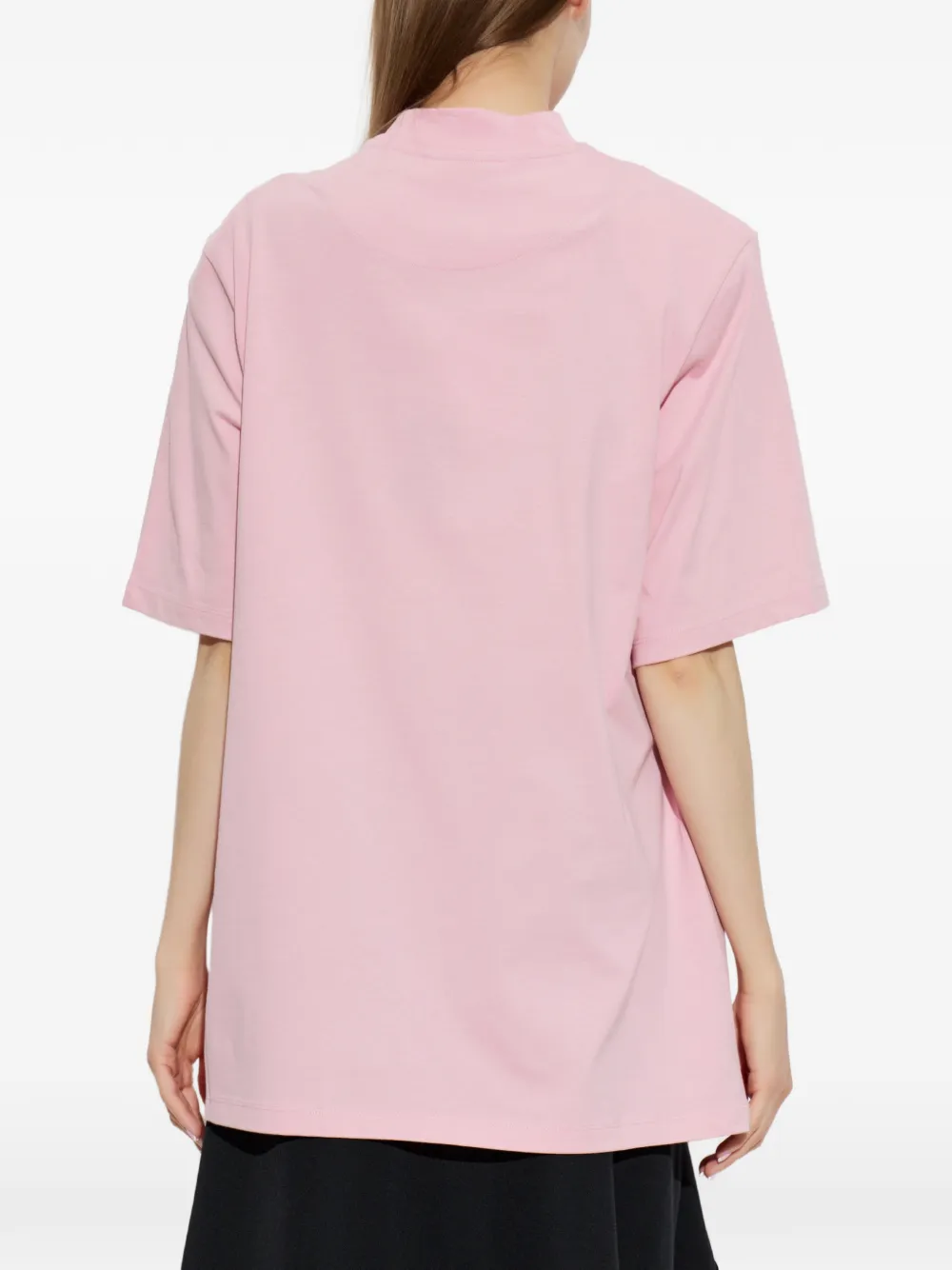 The Attico T-shirt met schoudervullingen Roze