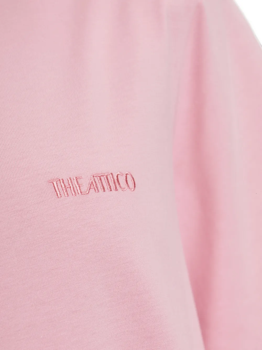 The Attico T-shirt met schoudervullingen Roze