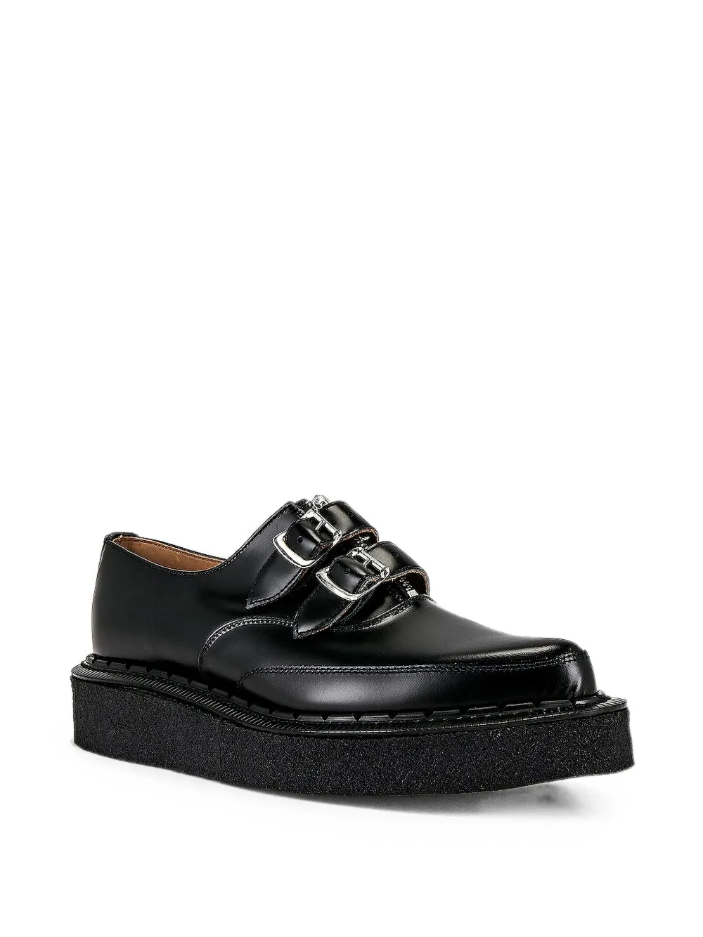 Comme Des Garçons x George Cox double-strap shoes Zwart