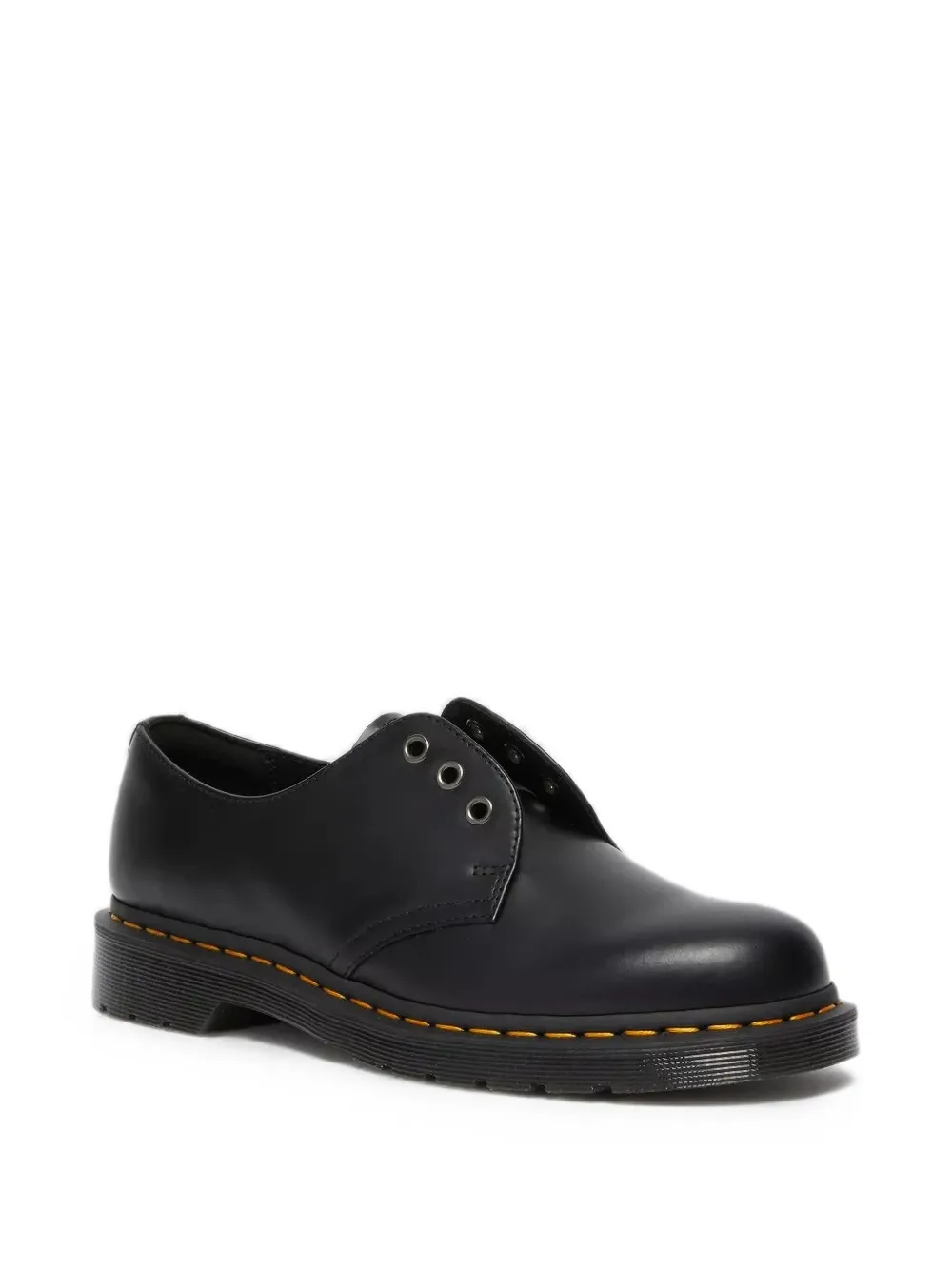 Dr. Martens 1461 Elastic leather derby shoes Zwart