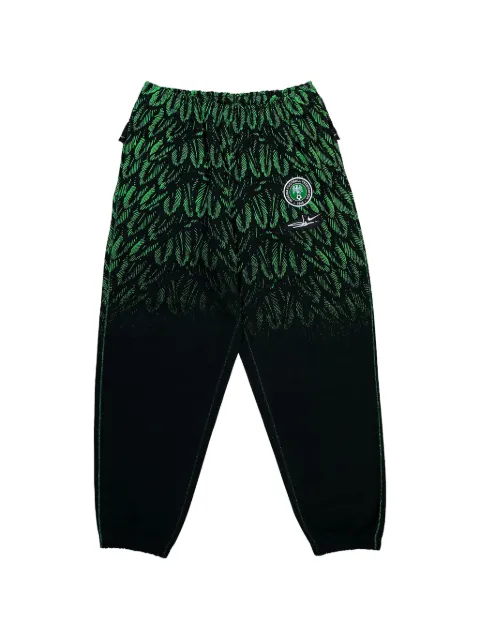 Nike Nigeria Slawn fleece-texture track pants