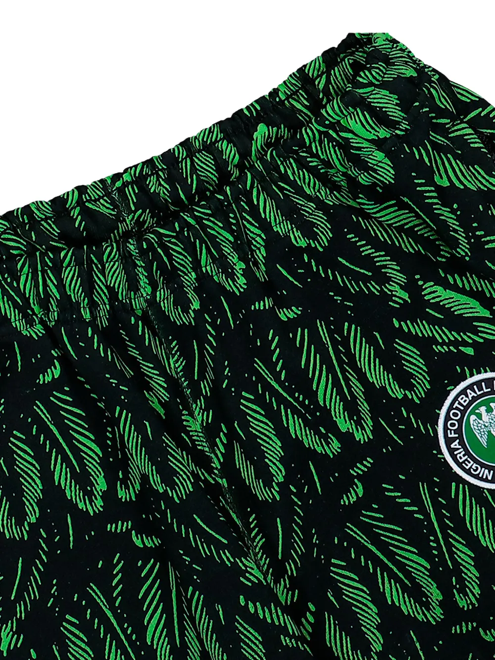 Nike Nigeria Slawn fleece-texture track pants Zwart