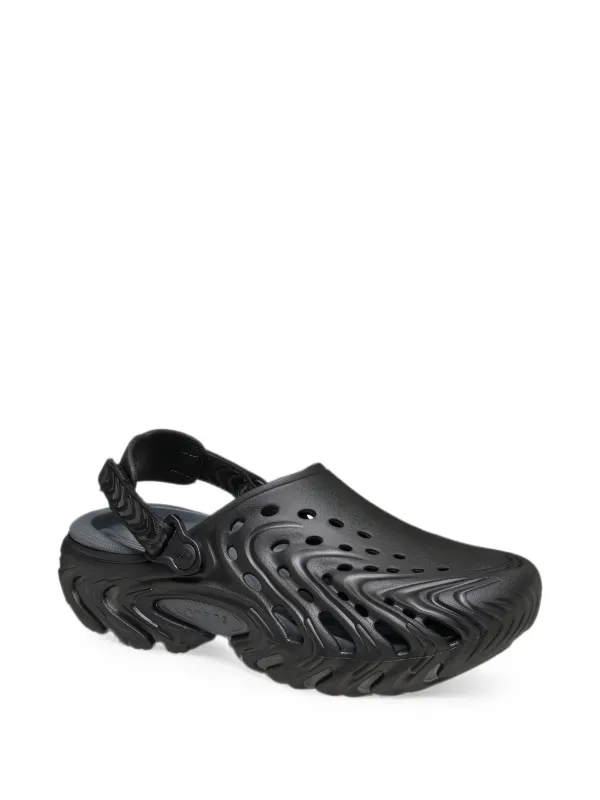 靴 Crocs Echo II Chrome Black Crocs Echo II Chrome Clogs | Black | FARFETCH