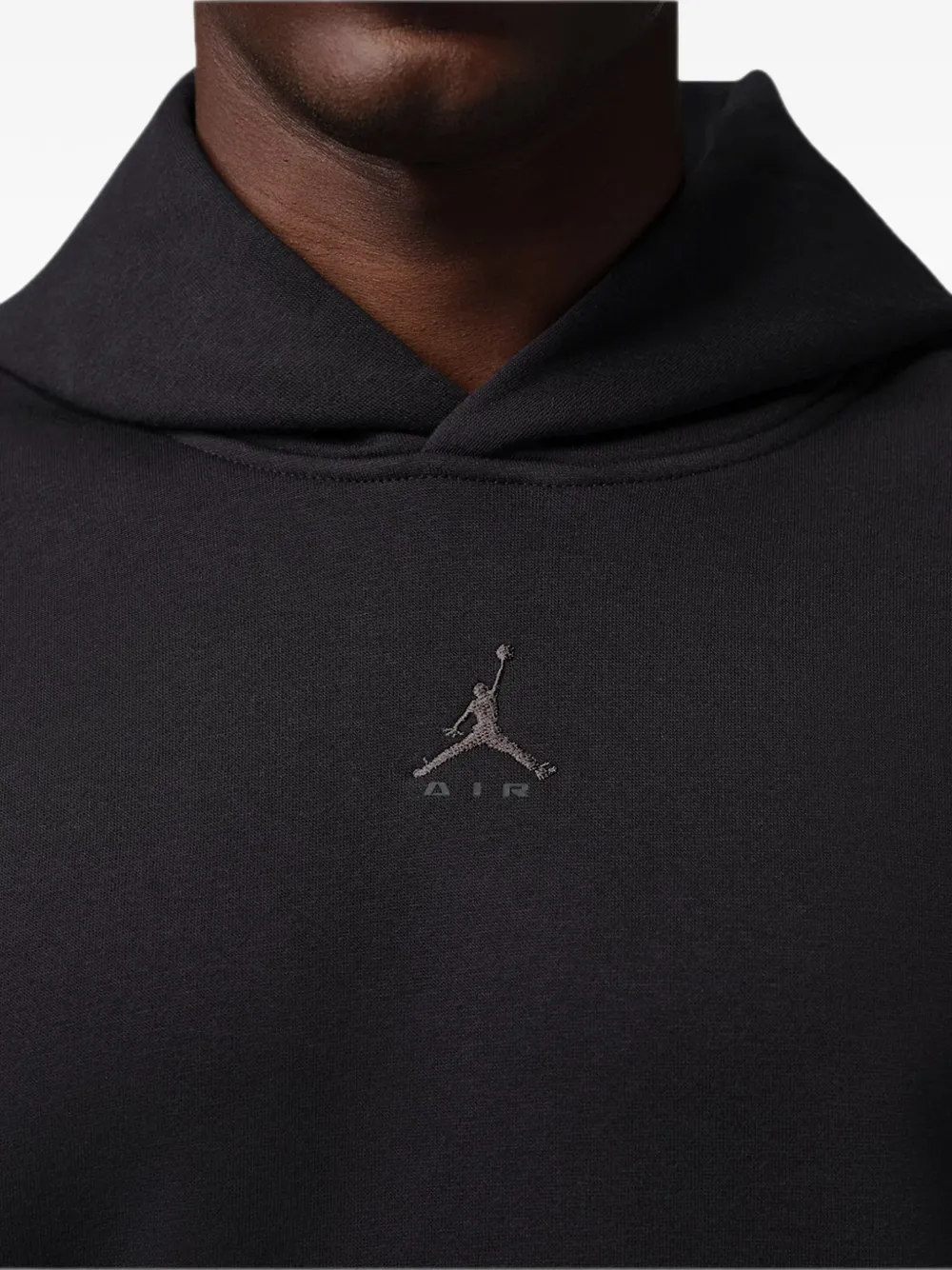 Jordan Brooklyn ruimvallende fleece pullover hoodie Zwart