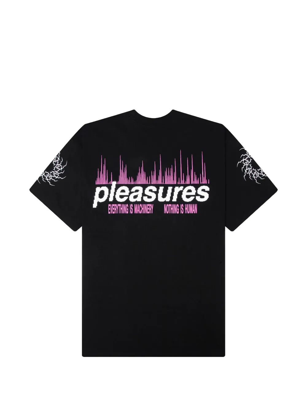 Pleasures Rotation T-shirt met grafische print Zwart