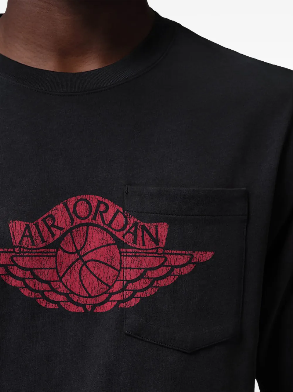 Jordan Flight Essentials T-shirt met logoprint Zwart