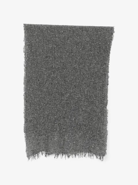 Faliero Sarti Marchetto fringed-edge textured scarf