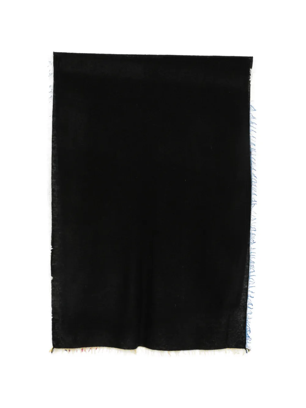 Faliero Sarti Addy frayed-edge scarf - Schwarz