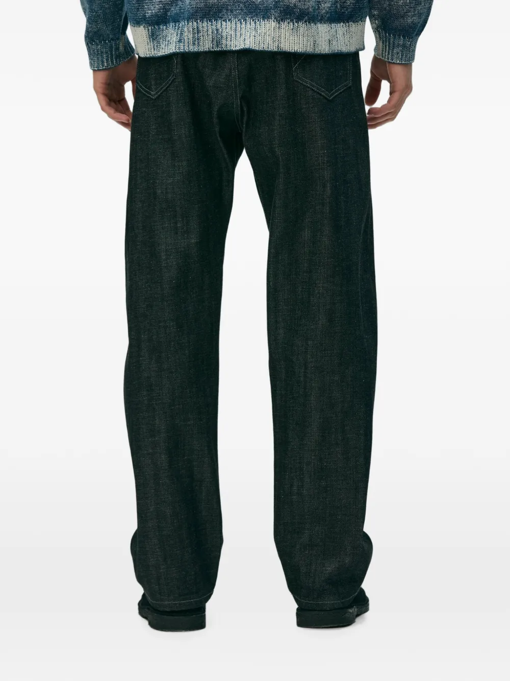 Neighborhood Rigid straight jeans Zwart