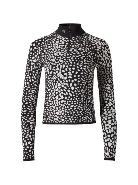 Perfect Moment ^ jacquard-top med leopardtryk