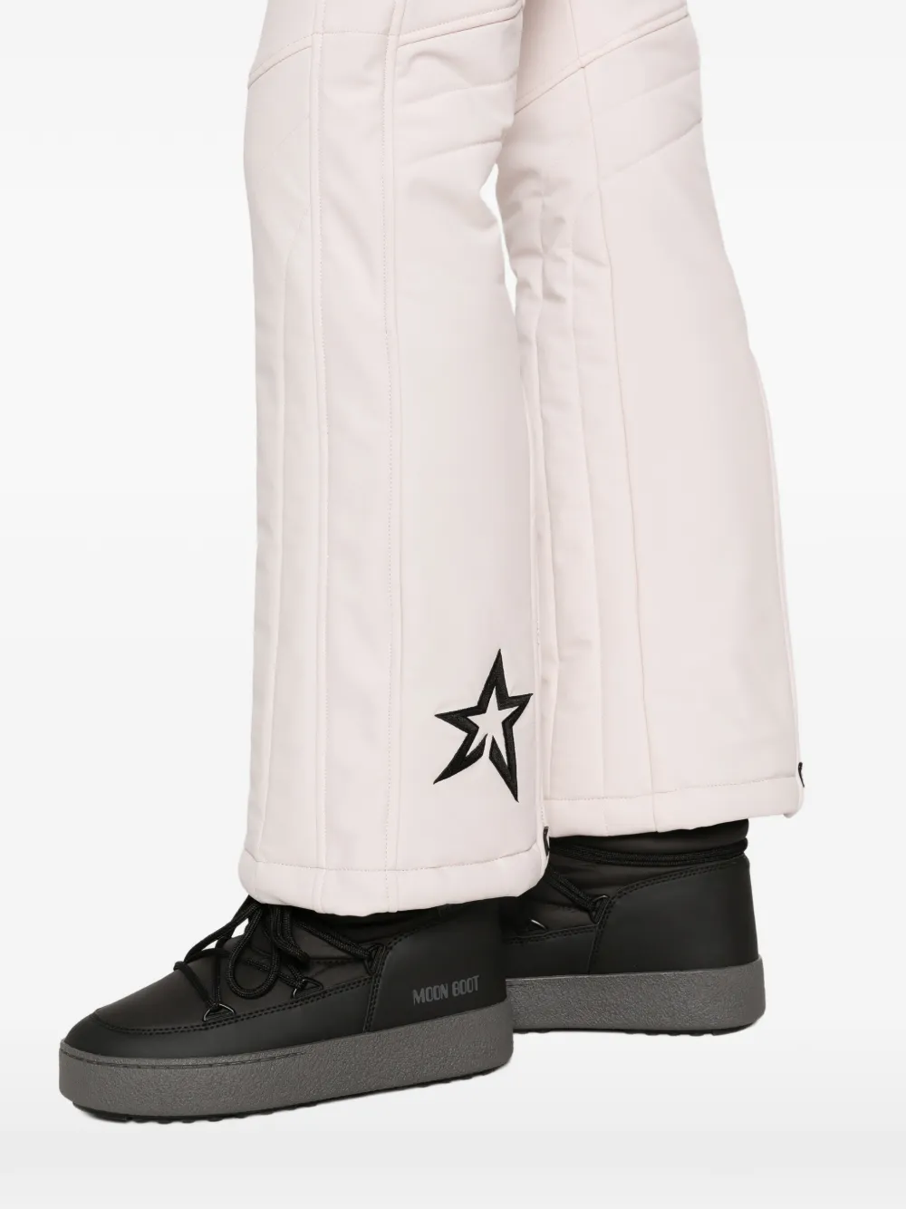Perfect Moment Slalom logo-strap ski pants Roze
