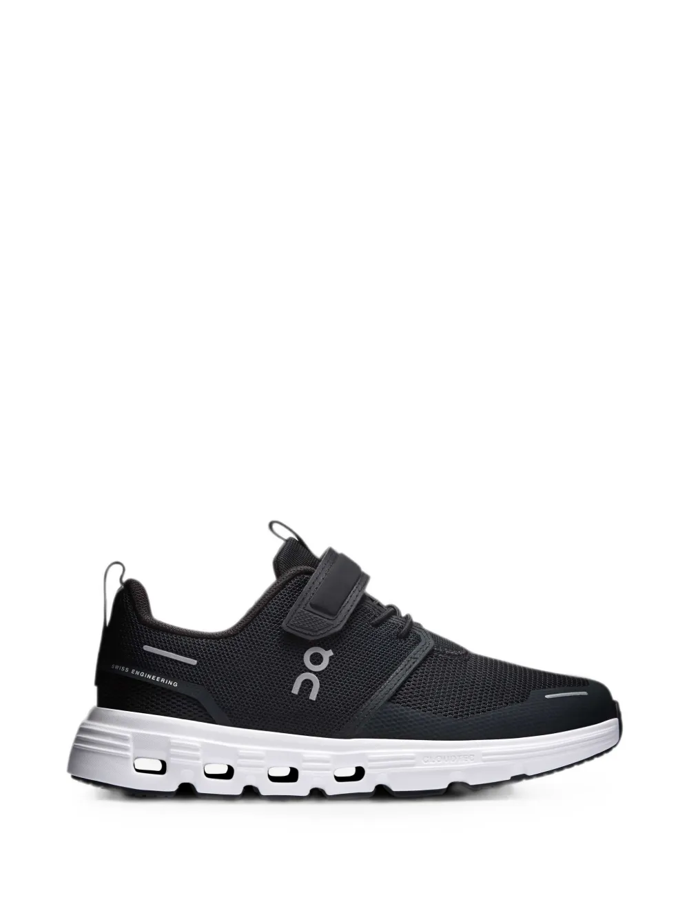 on running kids Cloud Play 2 touch-strap sneakers Zwart