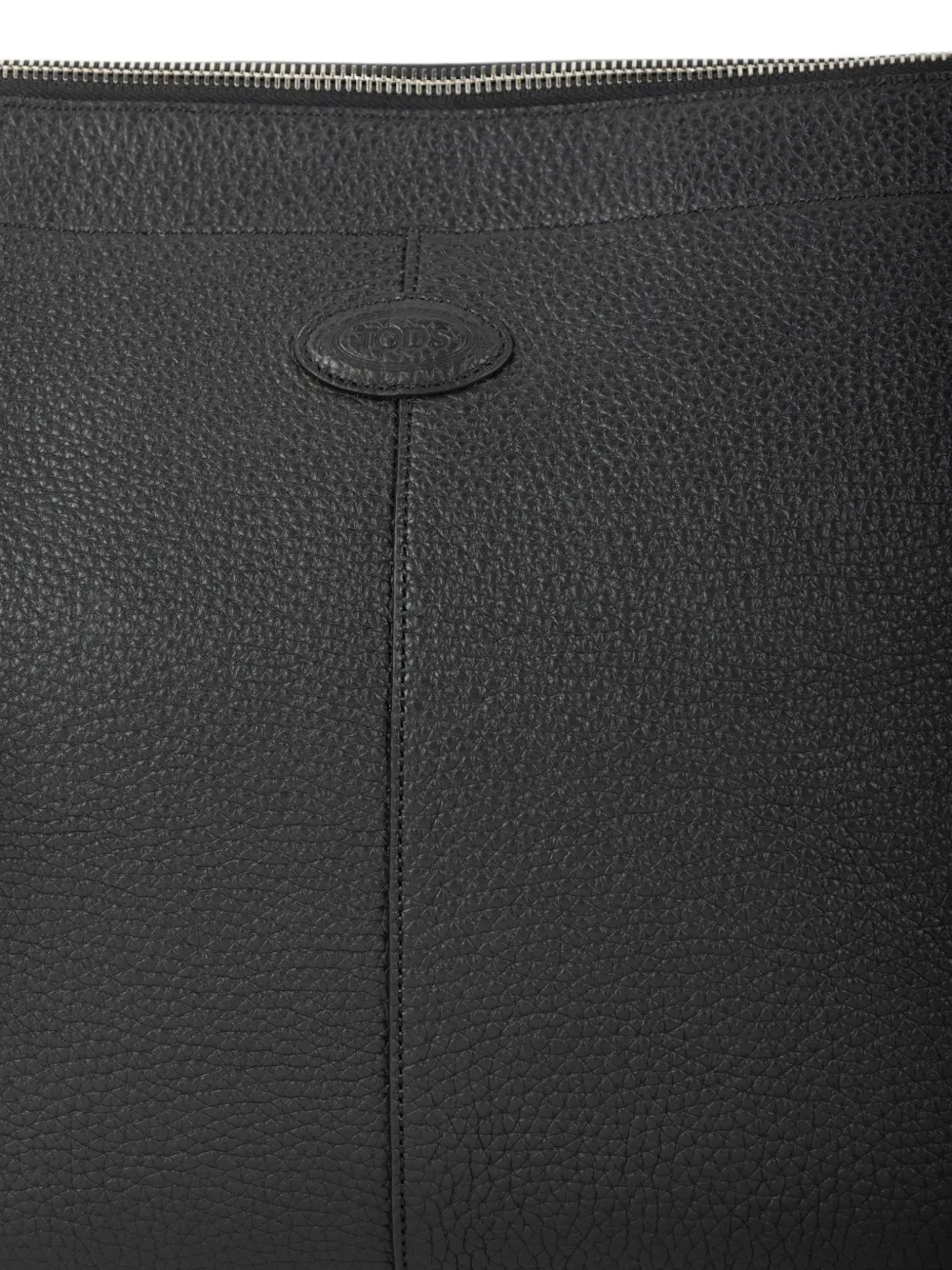 Tod's Bewerkte clutch met logopatch Zwart