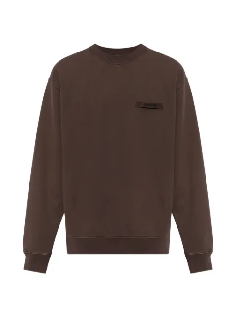Jacquemus logo-patch sweatshirt