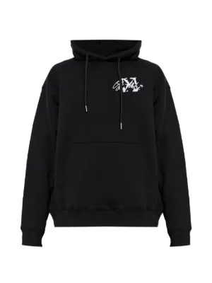 Off-White ロゴ パーカー | ブラック | FARFETCH JP