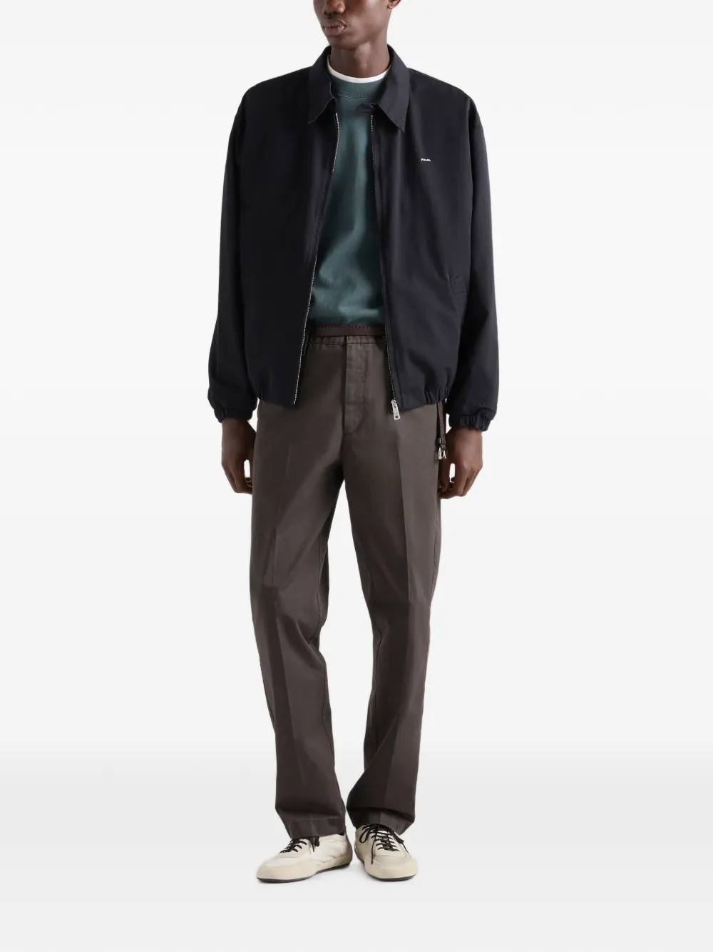 Prada Cotton T-shirt In Green