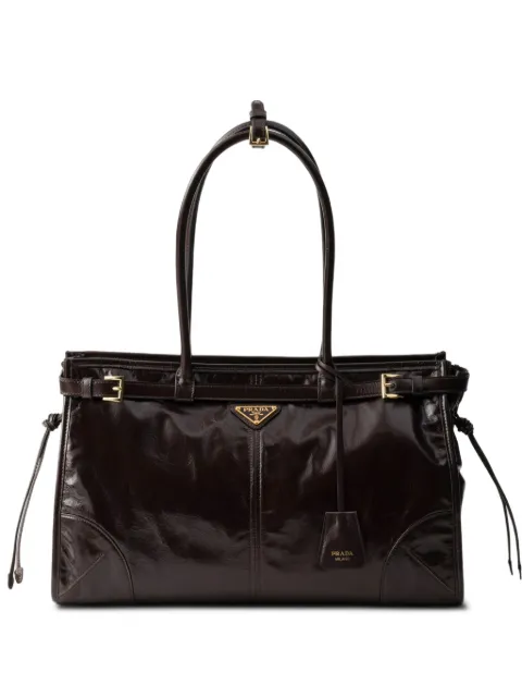 Prada bolso de mano Bonnie grande de piel
