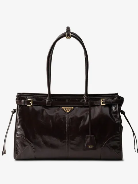 Prada large Bonnie large leather handbag