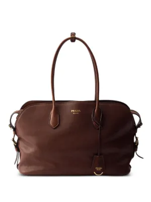 Prada Bonnie ハンドバッグ L | ブラウン | FARFETCH JP