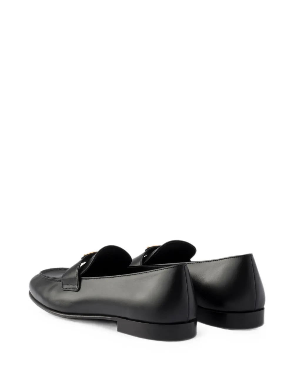 Prada Leather loafers Zwart