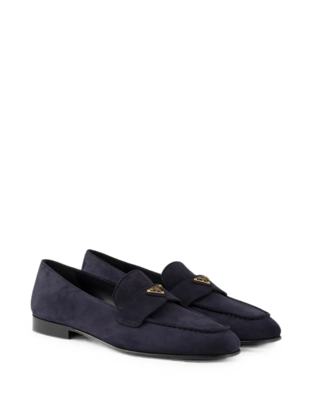 Prada Suede loafers Blauw