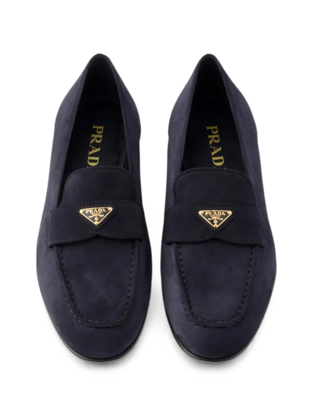 Prada Suede loafers Blauw